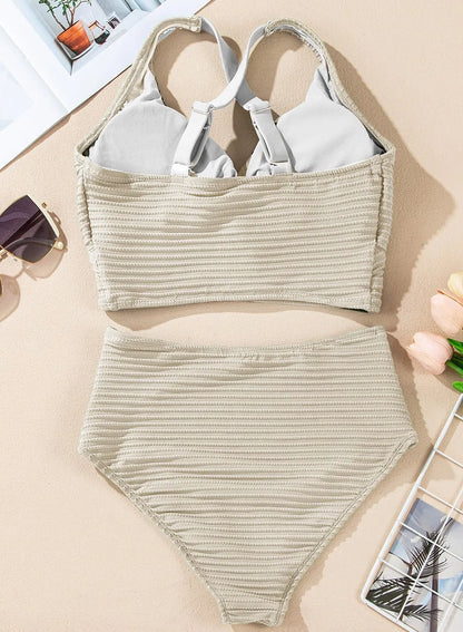 Bikini con diseño ondulado