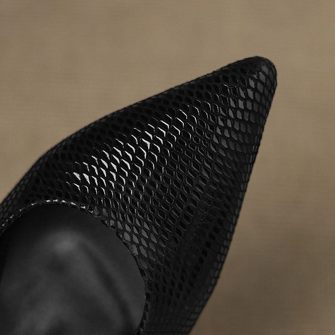 Céliane | Zapatos de salón con talón abierto y punta afilada