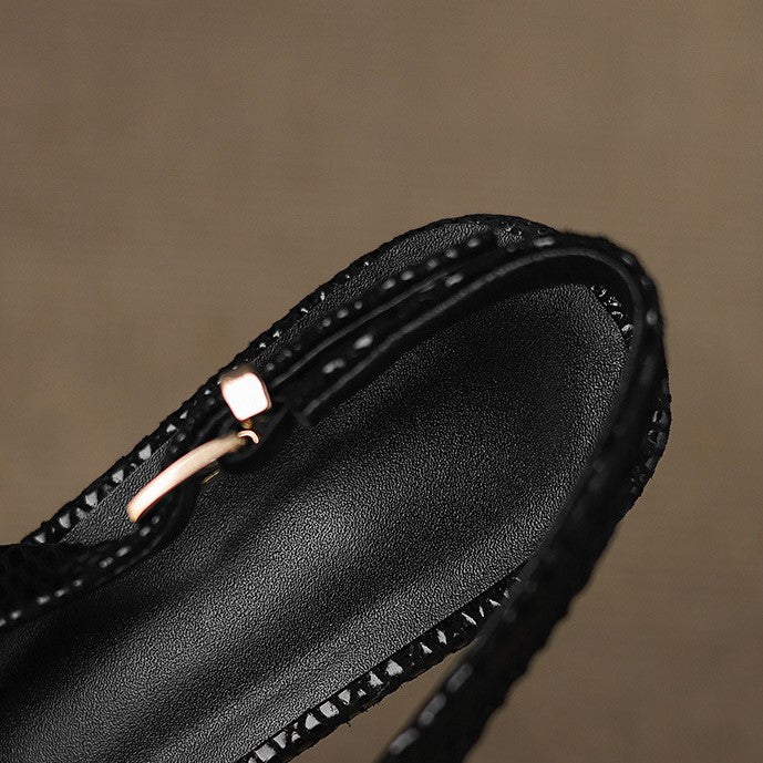 Céliane | Zapatos de salón con talón abierto y punta afilada