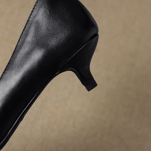 Orlisse | Zapatos de tacón bajo de cuero