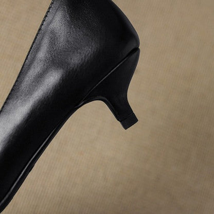 Orlisse | Zapatos de tacón bajo de cuero