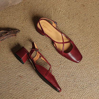 Valenne | Tacones de cuero