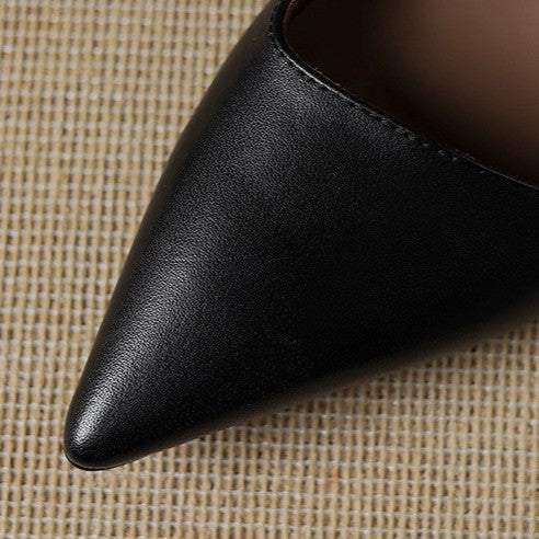 Orlisse | Zapatos de tacón bajo de cuero