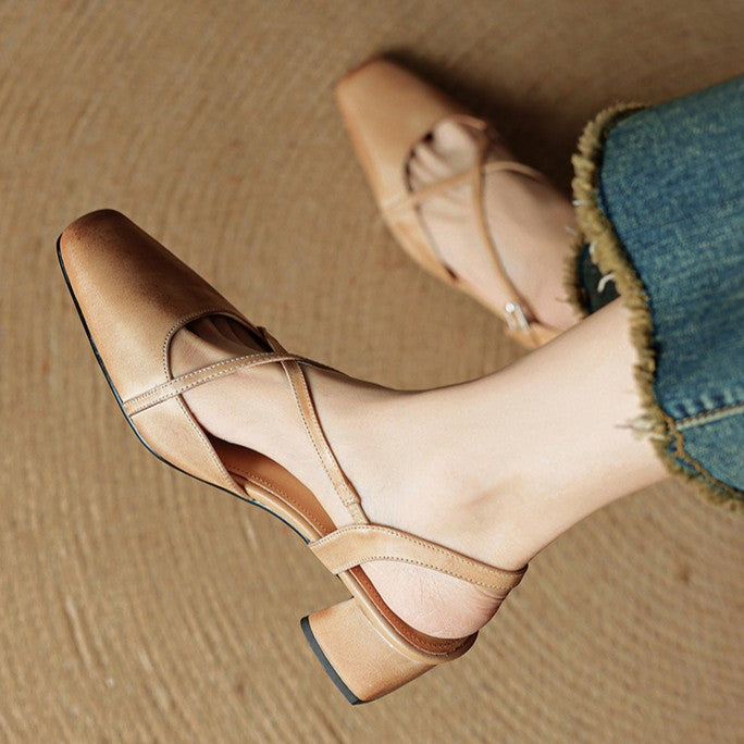 Valenne | Tacones de cuero