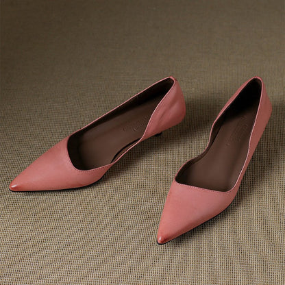 Orlisse | Zapatos de tacón bajo de cuero
