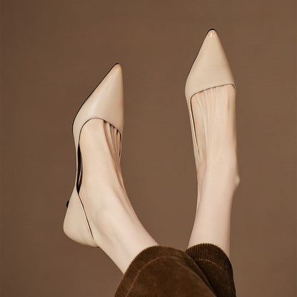 Orlisse | Zapatos de tacón bajo de cuero