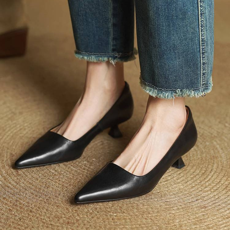 Serane | Tacones de cuero