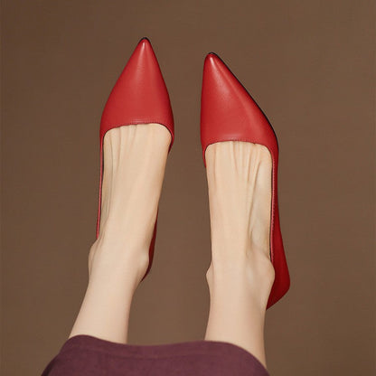 Orlisse | Zapatos de tacón bajo de cuero
