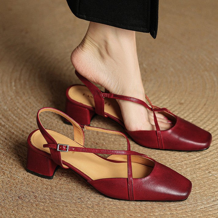 Valenne | Tacones de cuero