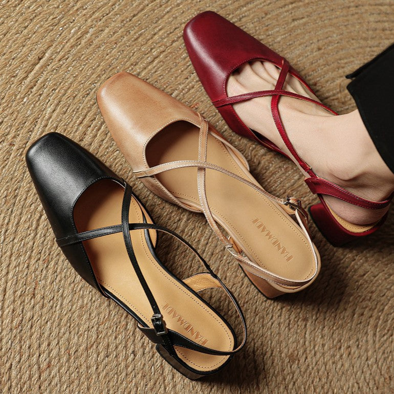 Valenne | Tacones de cuero