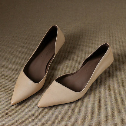 Orlisse | Zapatos de tacón bajo de cuero