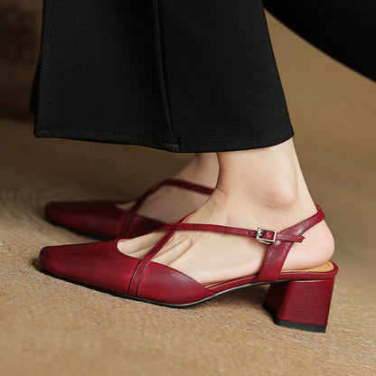 Valenne | Tacones de cuero