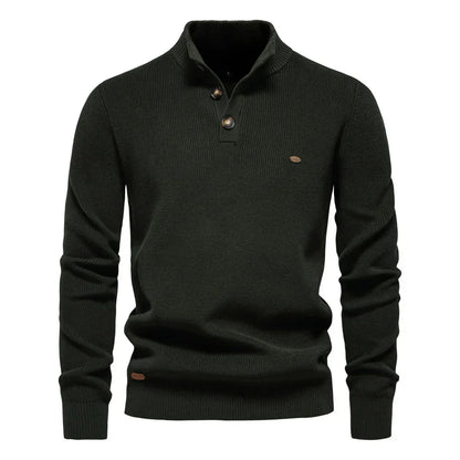 Konrad | Elegante jersey de hombre con diseño de botones