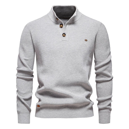 Konrad | Elegante jersey de hombre con diseño de botones