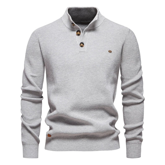 Konrad | Elegante jersey de hombre con diseño de botones