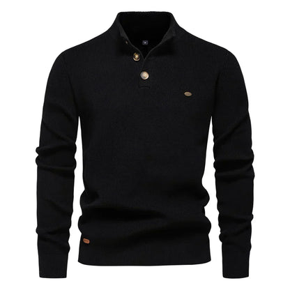 Konrad | Elegante jersey de hombre con diseño de botones