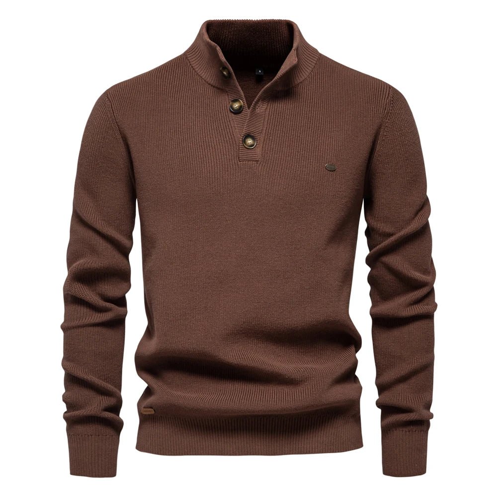 Konrad | Elegante jersey de hombre con diseño de botones