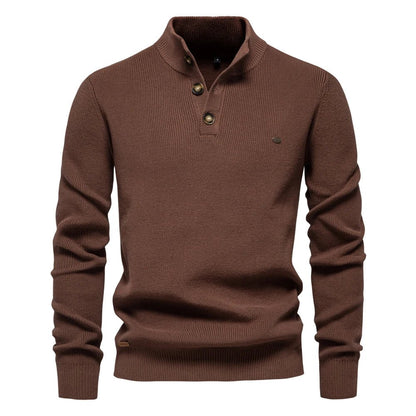Konrad | Elegante jersey de hombre con diseño de botones