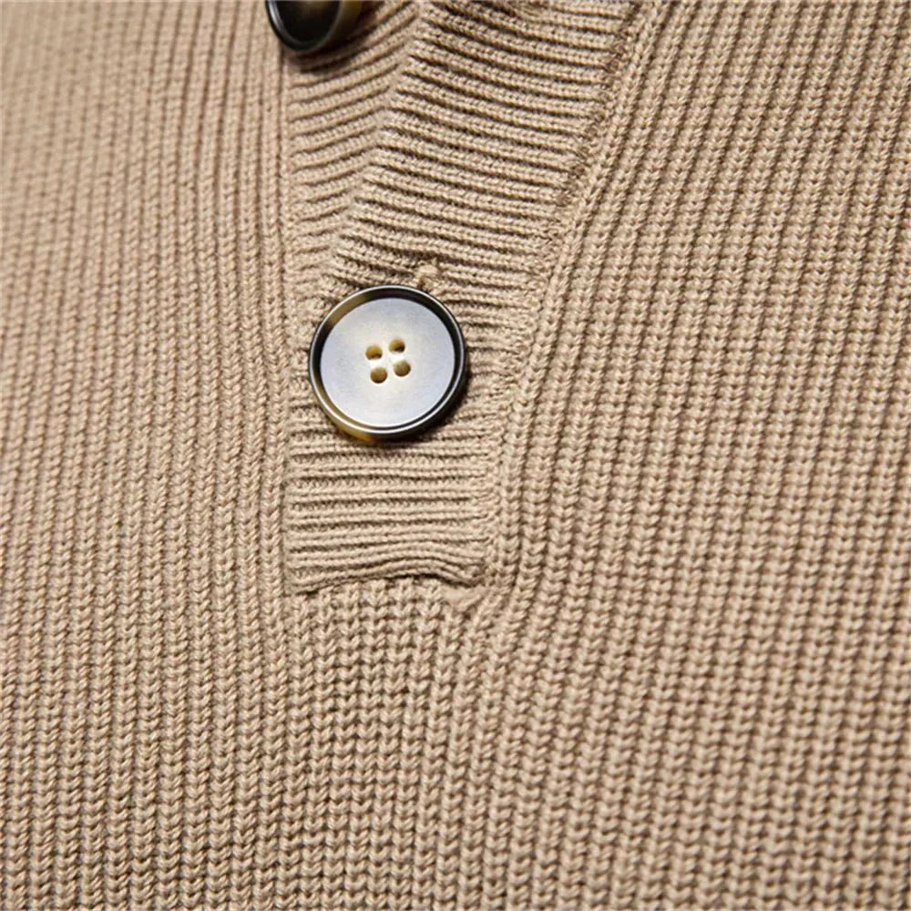Konrad | Elegante jersey de hombre con diseño de botones